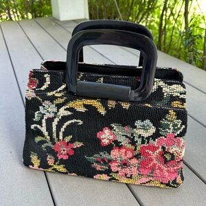 Vintage tapestry handbag